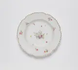 A Berlin KPM porcelain dish from the dinner service for General de la Motte Fouqué by Königliche Porzellanmanufaktur Berlin Kpm, offered Apr 2023