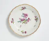 A Meissen porcelain dish from a dinner service for King Frederick II by Meissen Royal Porcelain Manufactory, offered Apr 2023