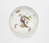 A Meissen porcelain bowl from a dinner service with Continental birds and wildflowers made for King Frederick II by Meissen Royal Porcelain Manufactory, sold Apr 2023