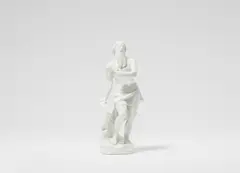 Wilhelm Caspar Wegely, A Berlin KPM porcelain figure of Neptune from the small gods series
