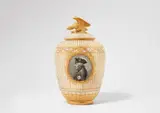 A Berlin KPM porcelain vase and cover with a portrait of King Frederick II from the possession of the House of Hannover by Königliche Porzellanmanufaktur Berlin Kpm, sold Apr 2023