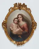 Porcelain painting
"The Sistine Madonna"
after Raphael by Königliche Porzellanmanufaktur Berlin Kpm, offered Apr 2023