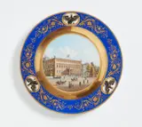 A Berlin KPM porcelain plate with the Kaiser Wilhelm Palace by Königliche Porzellanmanufaktur Berlin Kpm, sold Apr 2023