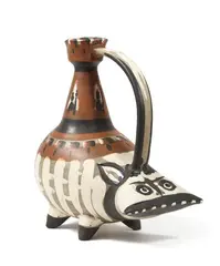 Tarasque by Pablo Picasso, 1954, Ceramic jug; ceramic, Madoura edition, sold Dec 2022
