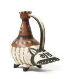 Tarasque by Pablo Picasso, 1954, Ceramic jug; ceramic, Madoura edition, sold Dec 2022