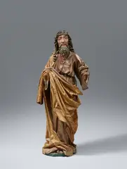 Lorenz Luchsperger, A carved wood figure of a Saint, attributed to Lorenz Luchsperger