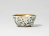 Ignaz Preissler, A Meissen Boettger porcelain slop bowl with Chinoiserie decor
