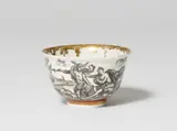 Ignaz Preissler, A Meissen porcelain tea bowl with mythological motifs