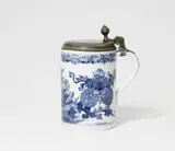 A sumptuous Meissen porcelain tankard with chrysanthemum decor by Meissen Royal Porcelain Manufactory, sold May 2022