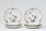Eight Meissen porcelain plates with Kakiemon decor by Meissen Royal Porcelain Manufactory, sold May 2022