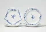 Three Meissen porcelain plates with festoon decor by Meissen Royal Porcelain Manufactory, offered May 2022