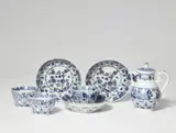 Seven Meissen porcelain items from a service with Chinoiserie decor by Meissen Royal Porcelain Manufactory, sold May 2022