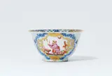 A Meissen porcelain tea bowl with early Hoeroldt Chinoiseries by Meissen Royal Porcelain Manufactory, sold May 2022
