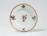 A Meissen porcelain plate from the St. Andrew's service for Tsarina Elisabeth I by Meissen Royal Porcelain Manufactory, sold May 2022