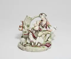 A Ludwigsburg porcelain group with shephers making music by Ludwigsburg, offered May 2022