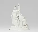 Johann Peter Melchior, A Höchst porcelain table centrepiece with Pallas Athena