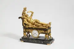 Pierre Philippe Thomire, An ormolu pendulum clock with a maenad