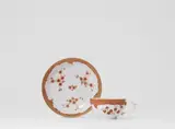 A Meissen porcelain cup and saucer made for the Prussian court by Meissen Royal Porcelain Manufactory, sold May 2022