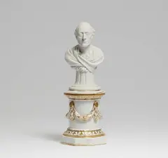 Fürstenberg, A Fürstenburg porcelain bust of Lavater