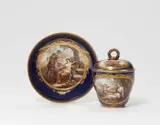 A Meissen porcelain cup and saucer with mythological decor by Meissen Royal Porcelain Manufactory, sold May 2022