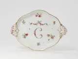 A Berlin KPM porcelain tray monogrammed "C" by Königliche Porzellanmanufaktur Berlin Kpm, offered May 2022