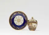 A Meissen porcelain cup and saucer with a lady as Flora by Meissen Royal Porcelain Manufactory, offered May 2022