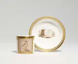 A Berlin KPM porcelain cup with a portrait of Joachim Winckelmann by Königliche Porzellanmanufaktur Berlin Kpm, offered May 2022