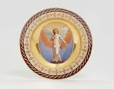 A Royal Vienna porcelain plate "Amor" by Imperial Manufactory directed by Konrad von Sorgenthal Vienna, sold May 2022