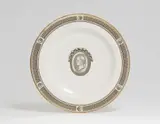 A Royal Vienna porcelain plate with a Neoclassical bust by Imperial Manufactory directed by Konrad von Sorgenthal Vienna, sold May 2022