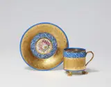 A rare Berlin KPM porcelain cup with paw feet by Königliche Porzellanmanufaktur Berlin Kpm, sold May 2022
