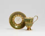 A Berlin KPM porcelain cup and saucer with children at play by Königliche Porzellanmanufaktur Berlin Kpm, offered May 2022