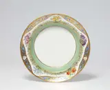 A Berlin KPM porcelain bowl from a service with "fleurs en terrasse" by Königliche Porzellanmanufaktur Berlin Kpm, sold May 2022