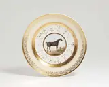 A Berlin KPM porcelain plate with a horse by Königliche Porzellanmanufaktur Berlin Kpm, offered May 2022
