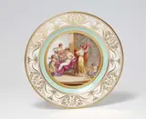 A Berlin KPM porcelain plate with mythological decor by Königliche Porzellanmanufaktur Berlin Kpm, offered May 2022