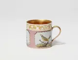 A Berlin KPM porcelain cup with faux micromosaic decor by Königliche Porzellanmanufaktur Berlin Kpm, sold May 2022