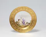 A rare Berlin KPM porcelain plate with a depiction of the month of February by Königliche Porzellanmanufaktur Berlin Kpm, sold May 2022