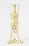 A rare Berlin KPM porcelain amphora vase and stand by Königliche Porzellanmanufaktur Berlin Kpm, offered May 2022