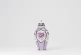 A Berlin KPM porcelain vase with morning glories and dahlias by Königliche Porzellanmanufaktur Berlin Kpm, sold May 2022