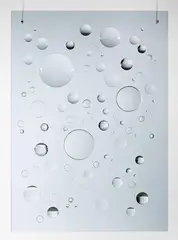 Mary Bauermeister, Untitled, 1984, Optical lenses on glass sheet