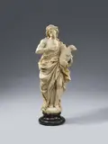 Jean Del Cour, An alabaster figure of John the Baptist, circle of Jean del Cour