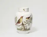Meissen Royal Porcelain Manufactory, A Meissen porcelain vase with bird and insect decor
