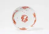 Meissen Royal Porcelain Manufactory, A Meissen porcelain dish with a red dragon and K.H.C. mark