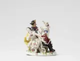 Meissen Royal Porcelain Manufactory, A Meissen porcelain group 'Der stürmische Liebhaber'