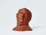 Meissen Royal Porcelain Manufactory, A Meissen red Boettger stoneware bust of Emperor Aulus Vitellius