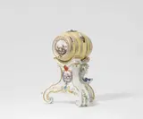 Meissen Royal Porcelain Manufactory, A porcelain coffee barrel on stand