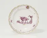 Meissen Royal Porcelain Manufactory, A Meissen porcelain dinner plate from the Münchhausen service