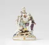 Meissen Royal Porcelain Manufactory, A Meissen porcelain group 'The Broken Bridge'