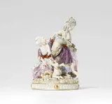 Meissen Royal Porcelain Manufactory, A Meissen porcelain group 'The Broken Eggs'