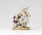 Meissen Royal Porcelain Manufactory, A Meissen porcelain group 'The Good Mother'