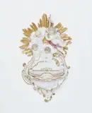 Meissen Royal Porcelain Manufactory, A Meissen porcelain holy water stoop